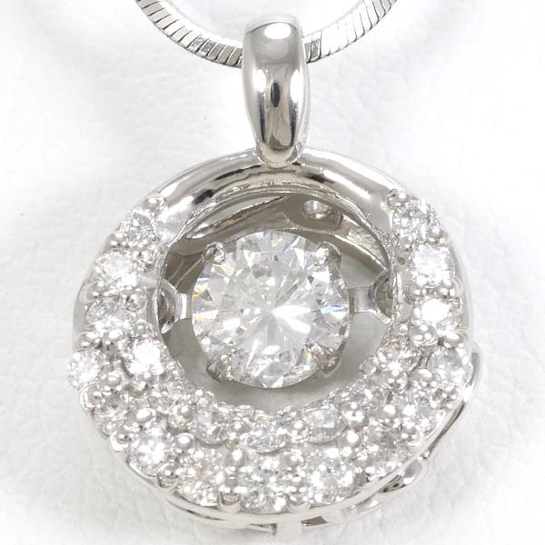 Platinum PT900 PT850 Diamond Necklace