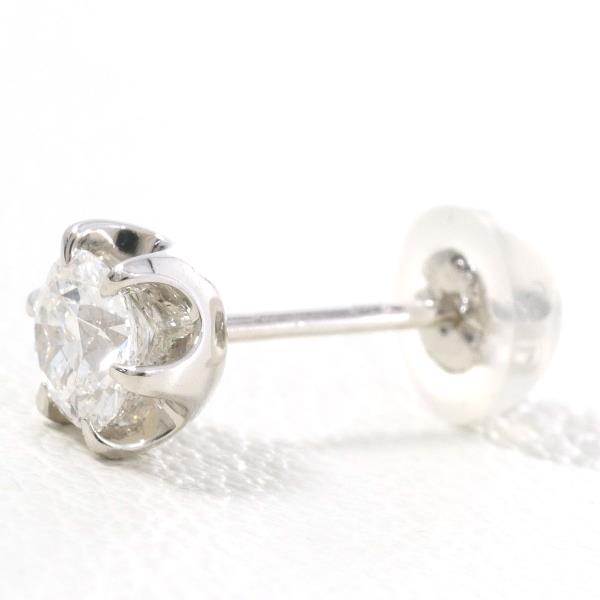 PT950 PT900 Platinum Diamond Earring in Excellent Condition