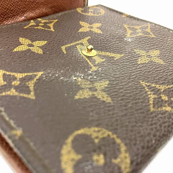 Louis Vuitton Monogram Portefeuille Bifold Wallet M61660 in Fair Condition