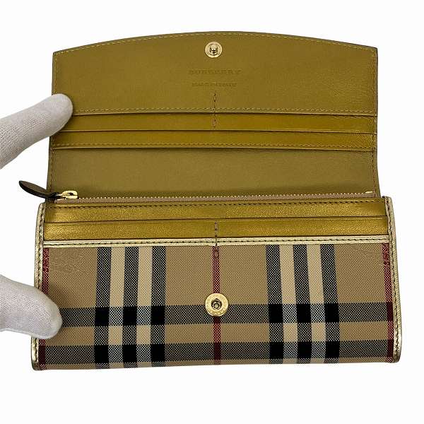 Burberry Nova Check Beige Gold Wallet