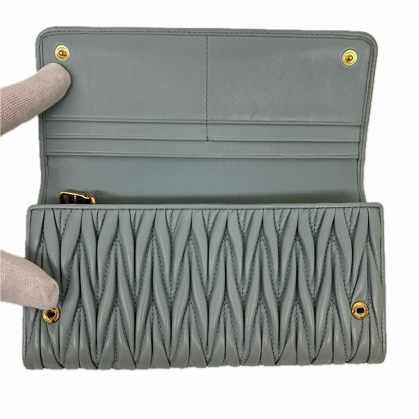 Miu Miu Matelassé Nappa Long Wallet 5MH109