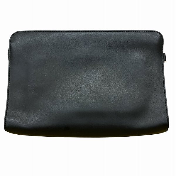 Dunhill Black Leather Clutch Bag