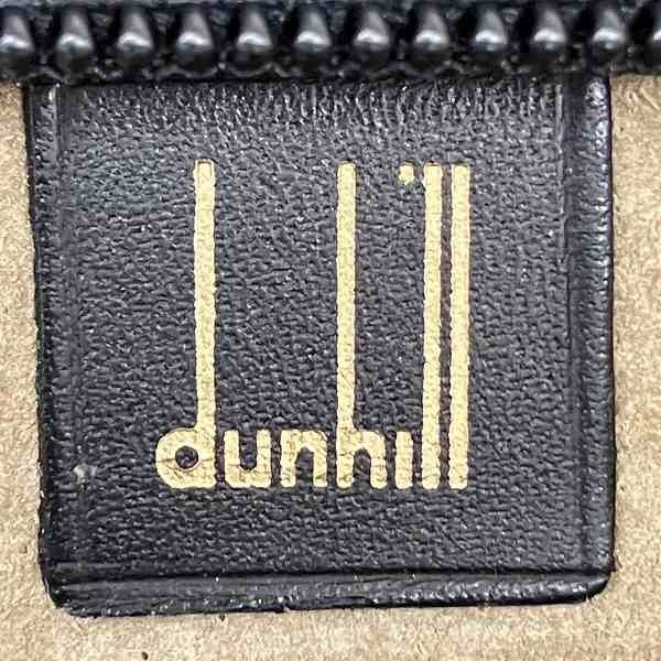 Dunhill Black Leather Clutch Bag