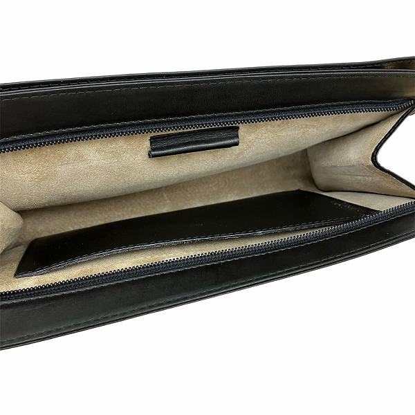 Dunhill Black Leather Clutch Bag