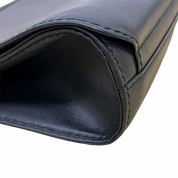 Dunhill Black Leather Clutch Bag