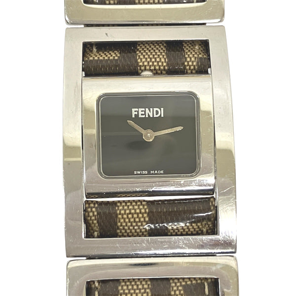 Fendi Zucca Stainless Steel Watch