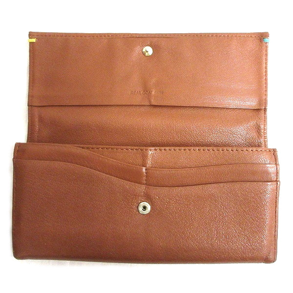 Paul Smith Leather Long Wallet PWU426 in Fair Condition