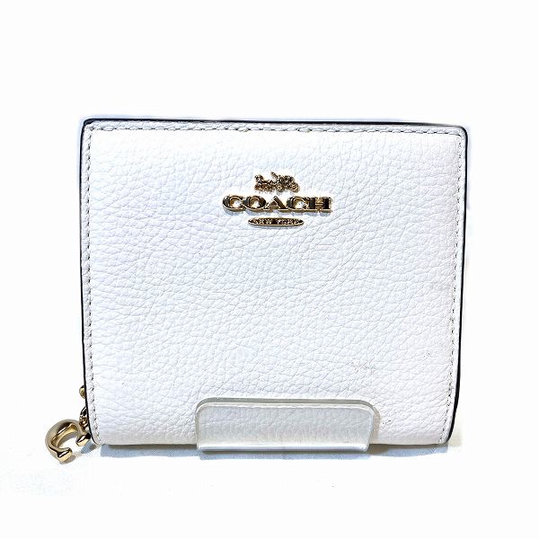 Coach Leather Snap Wallet C2862