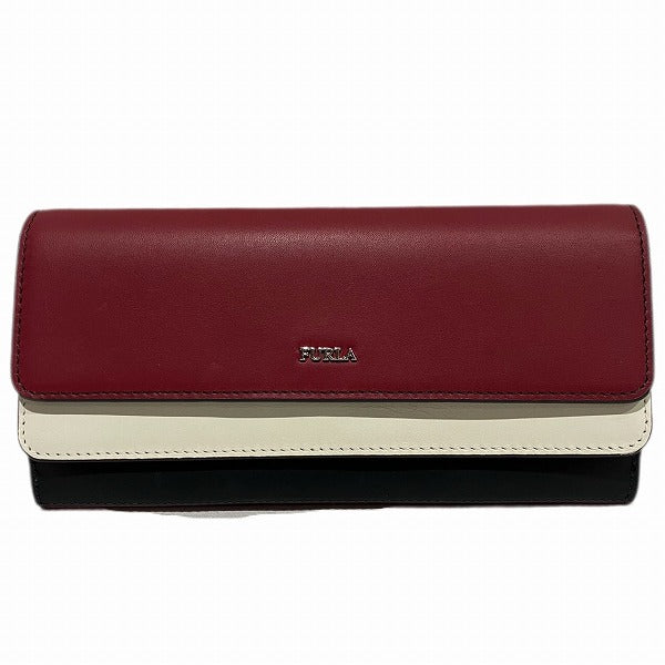 Furla Leather Reale XL Bifold Wallet 985376 in Good Condition