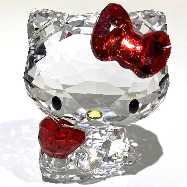 Swarovski Hello Kitty Red Apple Crystal Figurine