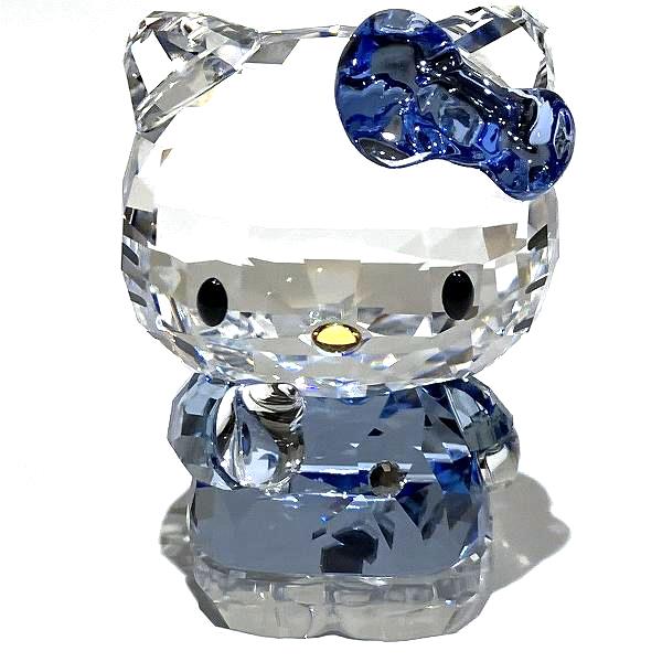 Swarovski Hello Kitty Blue Ribbon Crystal 1142933 in Great Condition