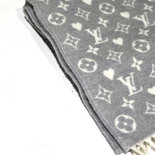 Louis Vuitton Cashmere 100% K18 YG Echarpe Game On Scarf M77641 in Great Condition