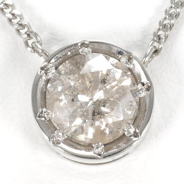 PT900 Platinum PT850 Diamond Necklace 1.50ct in Excellent Condition