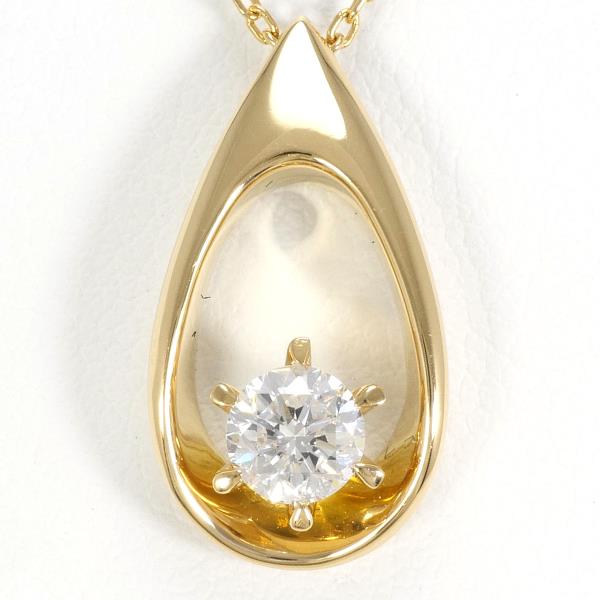 K18 Yellow Gold Diamond Necklace 0.46ct