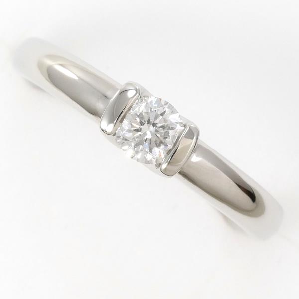 PT900 Platinum Diamond Ring 15.5