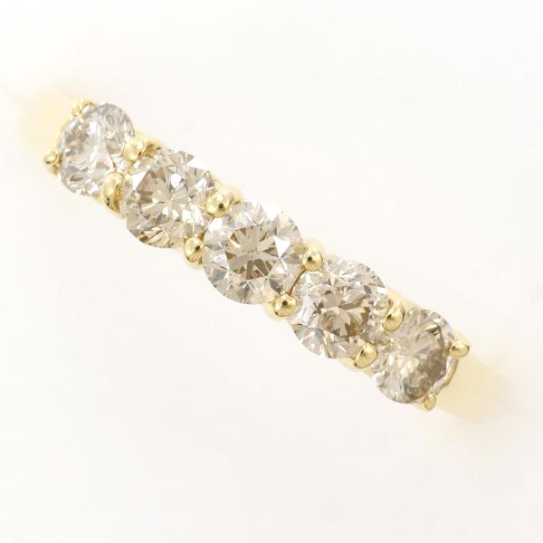 K18 Yellow Gold Diamond Ring 19