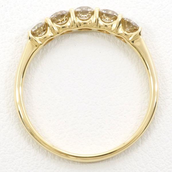 K18 Yellow Gold Diamond Ring 19