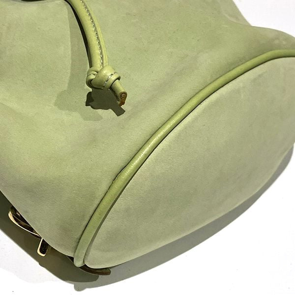 Salvatore Ferragamo Suede Leather Gancini Backpack DJ-21-6147 in Good Condition