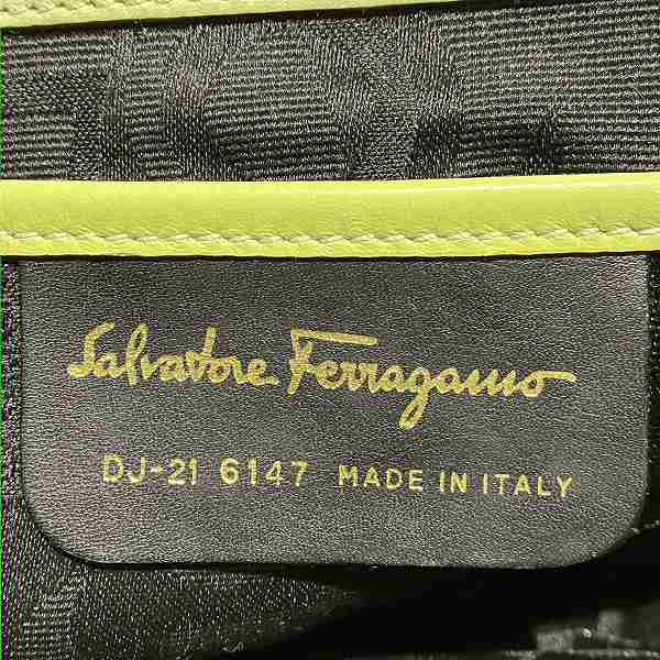 Salvatore Ferragamo Suede Leather Gancini Backpack DJ-21-6147 in Good Condition