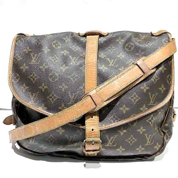 Louis Vuitton Monogram Saumur 30 Shoulder Bag M42256 in Fair Condition