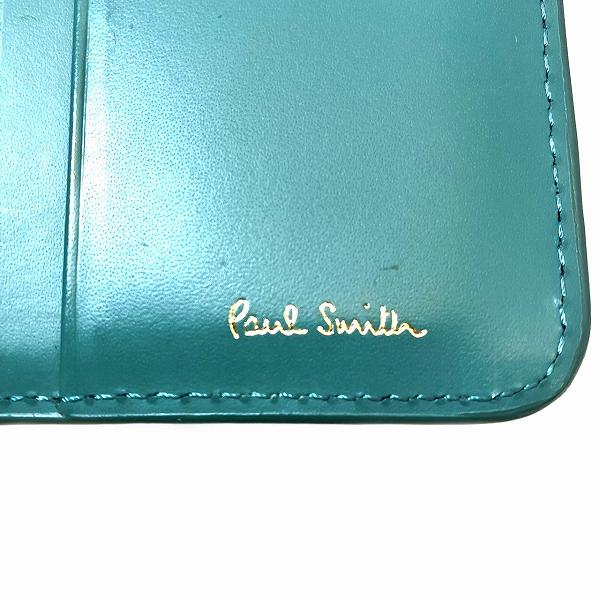 Paul Smith Leather Doodle Zip-Around Wallet in Good Condition