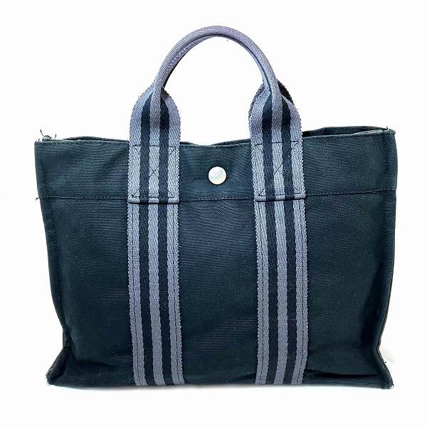 Hermes Canvas Fourre-Tout PM Tote Bag