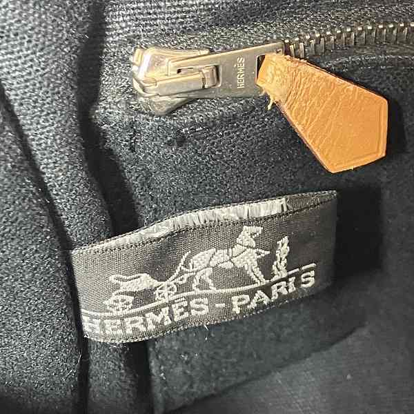 Hermes Canvas Fourre-Tout PM Handbag in Fair Condition