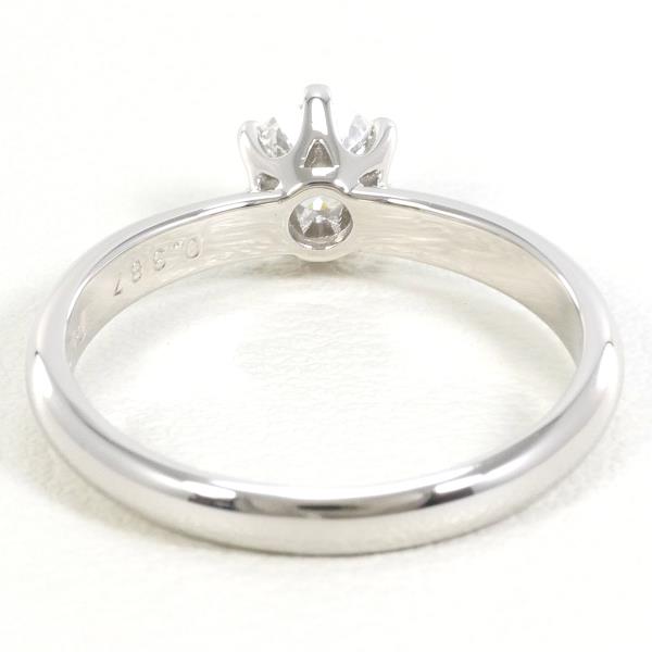 PT900 Platinum Diamond Ring 11.5