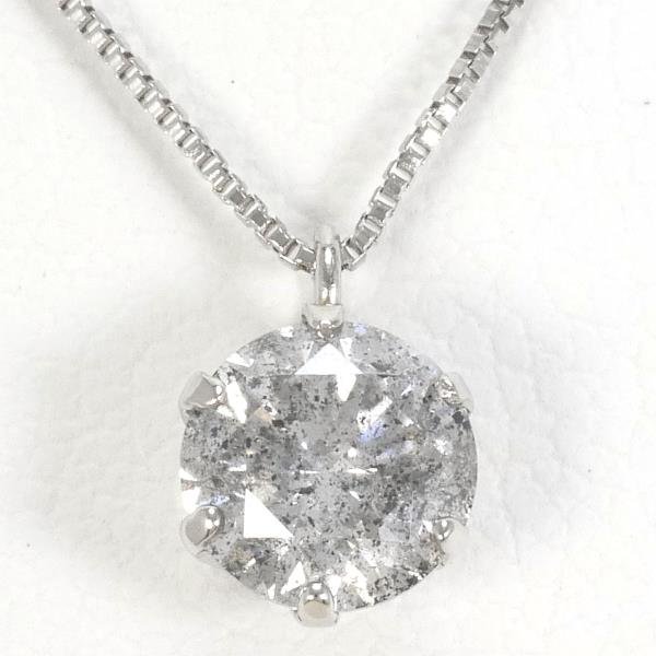 PT900 Platinum PT850 Necklace Diamond 0.65ct in Pristine Condition