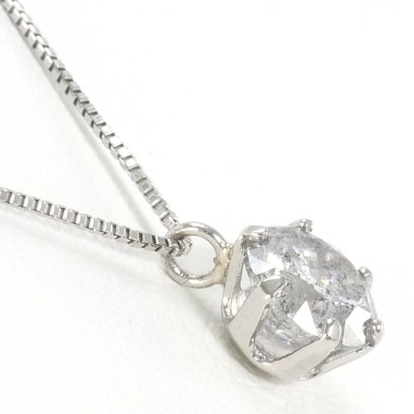 PT900 Platinum PT850 Necklace Diamond 0.65ct in Pristine Condition