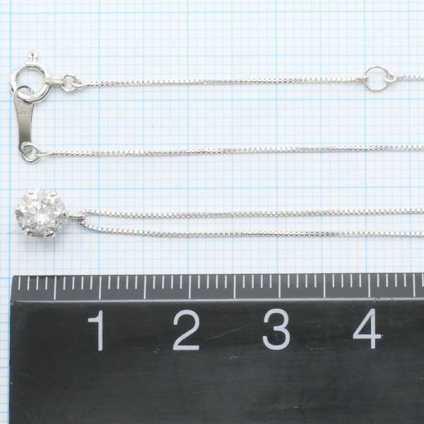 PT900 Platinum PT850 Necklace Diamond 0.65ct in Pristine Condition