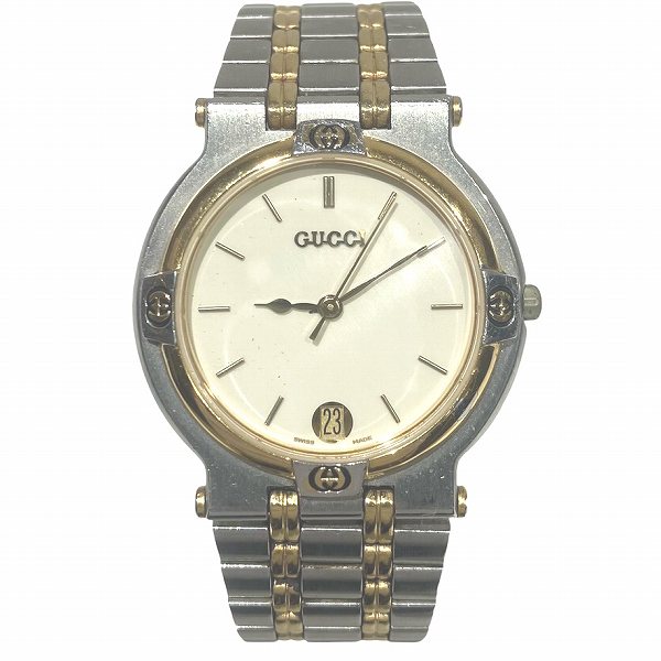 Gucci 9000M Quartz White Dial Watch