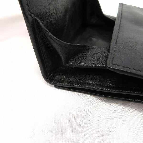 Dunhill Black Leather Bifold Wallet in Good Condition