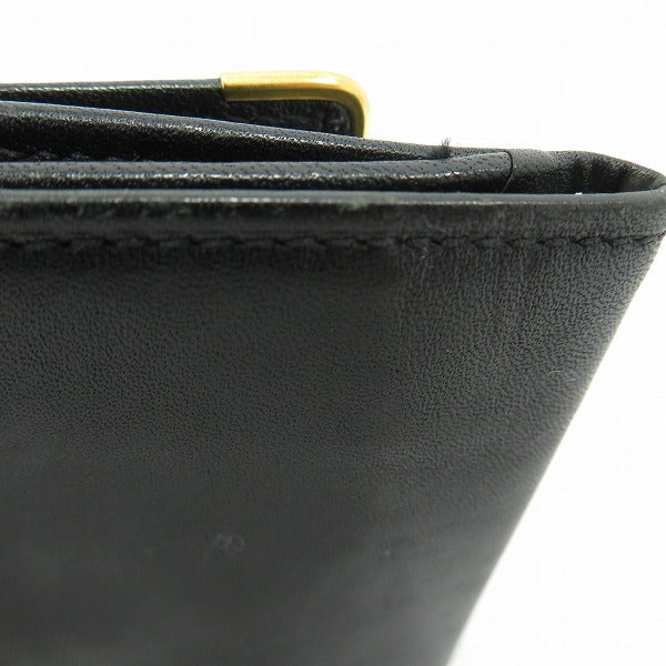 Dunhill Black Leather Bifold Wallet in Good Condition