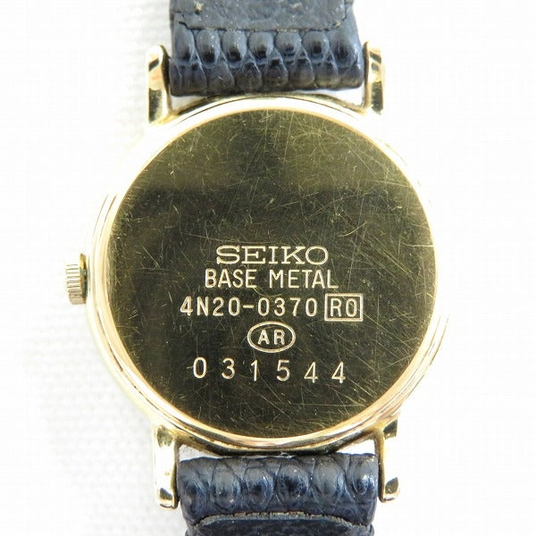 Seiko Exceline Quartz Watch 4N20-0370 Stainless Steel in Good Condition