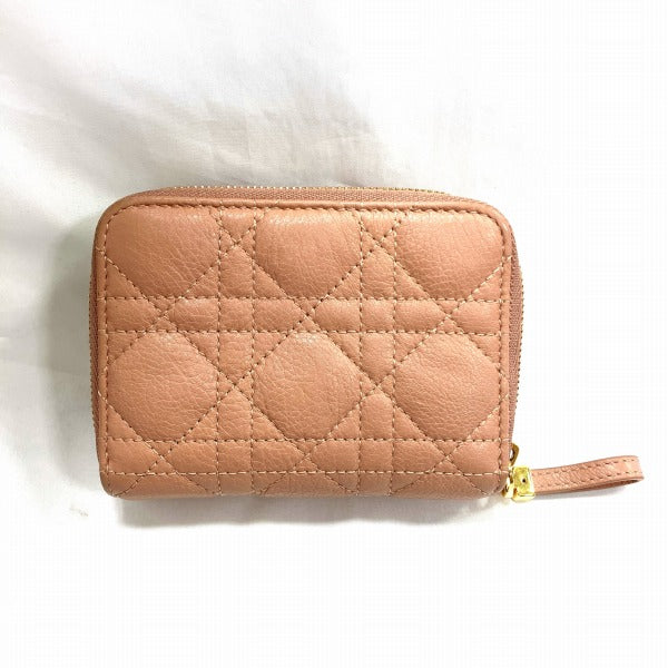 Dior Leather Bifold Wallet in Good Condition