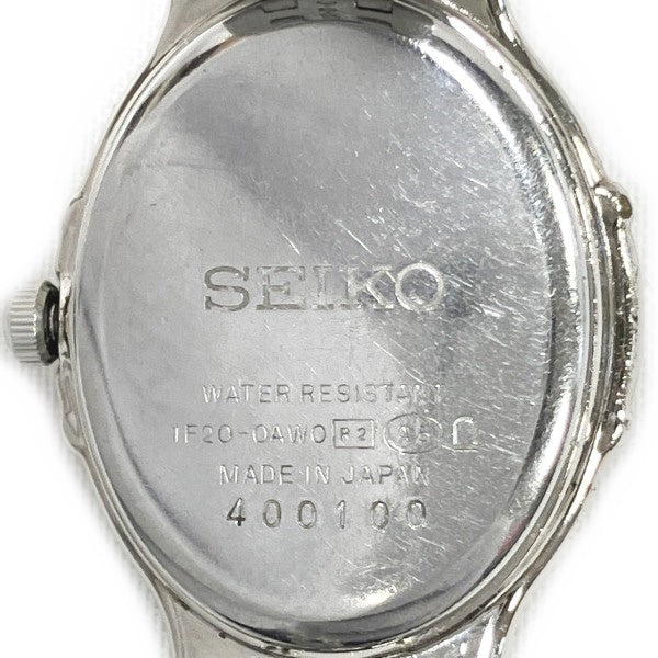 Seiko Excelline 1F20-0AW0 Diamond Quartz Watch for Women