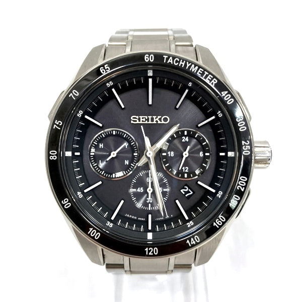 Seiko Brightz 8B82-0AP0 Solar Chronograph Watch