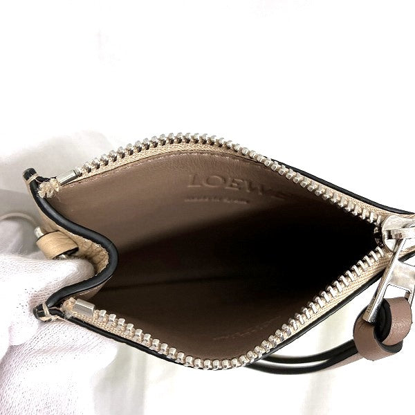 Loewe Anagram Leather Card Case Keyring Coin Case