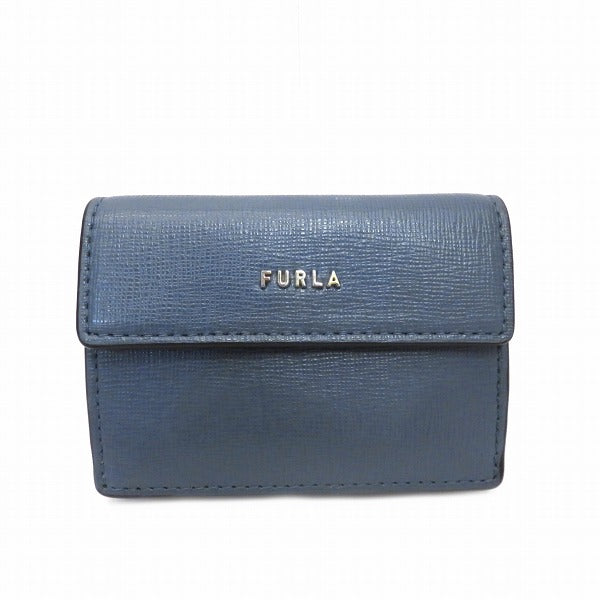 Furla Leather Babylon Trifold Wallet PCY9UNO B30000 in Good Condition