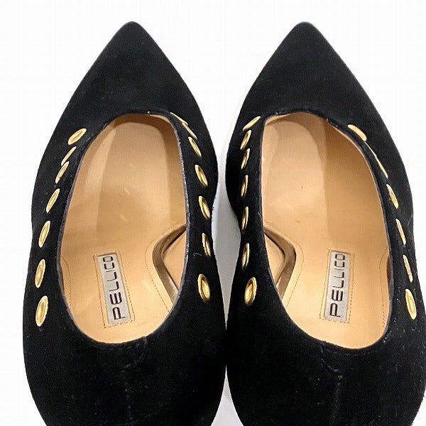 Pellico Suede Pumps Black Shoes Women