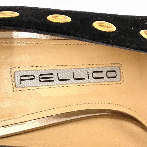 Pellico Suede Pumps Black Shoes Women