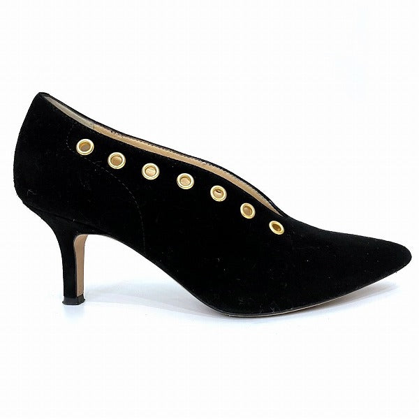 Pellico Suede Pumps Black Shoes Women