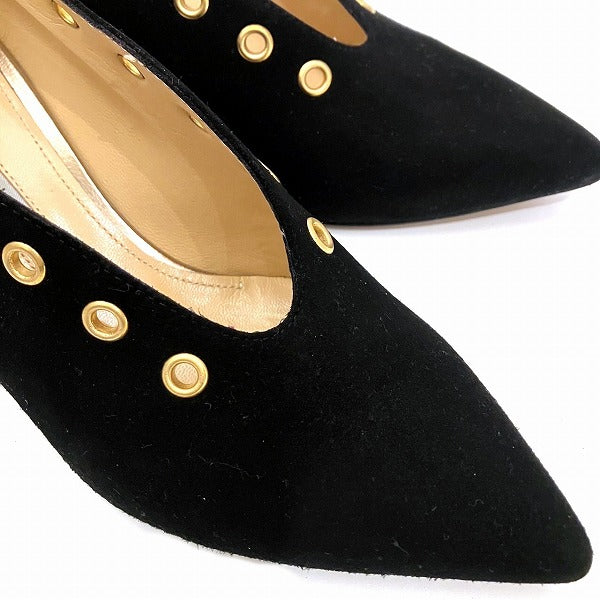 Pellico Suede Pumps Black Shoes Women