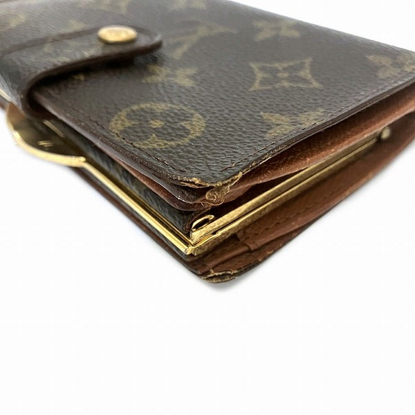 Louis Vuitton Monogram Bifold Wallet M61663 in Fair Condition