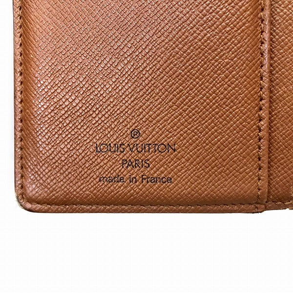 Louis Vuitton Monogram Bifold Wallet M61663 in Fair Condition