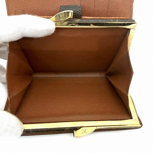 Louis Vuitton Monogram Bifold Wallet M61663 in Fair Condition