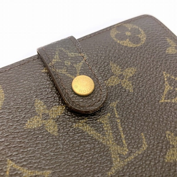 Louis Vuitton Monogram Bifold Wallet M61663 in Fair Condition