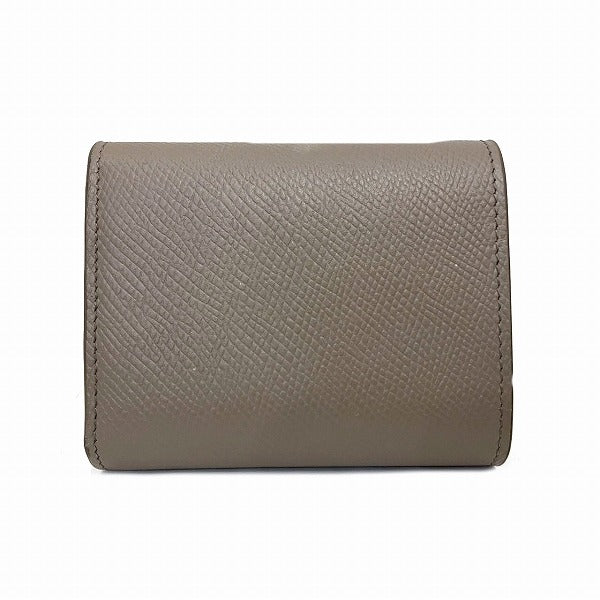 Celine Small Trifold Leather Wallet 10B573BEL.10BL in Good Condition