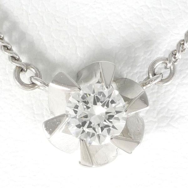 PT850 Platinum Diamond Necklace 0.28 VS2